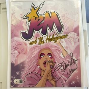 Bam Box Autograph Jem And The Holograms Samantha Newark Beckett COA